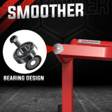 GMWD Chest Press Machine, 1250LBS Bench Press Machine with Independent Converging Arms, Adjustable Flat Incline Bench for Chest, AB Workouts, Shoulder Home Gym Equipment, Red, V1 GMWD