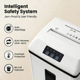 Heavy Duty Paper Shredder: 7 Sheets P-7 Ultra Micro-Cut 3/64''*5/64'' Shreds Credit Cards & CDs 30 Min Continuous Run 6-Gallon