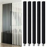 AdjubWooSlat Room Divider - 2 Pack, 43.3" Floor-to-Ceiling Wall Partits, Office & Home s, AdjubFeet for VersatiSpaces