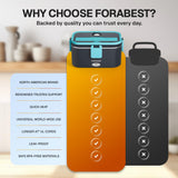FORABEST Heated Lunch Box - 80W Electric Lunch Box for Adults - Portable Food Warmer - 1.8L Stainless Steel Containers, Carry Bag & Leakproof Lid - 12V/24V Car/Truck & 110/220V Home/Office - Navy Blue