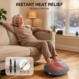 Medcursor Foot Massager with Heat - Shiatsu Deep Kneading, Delivers Relief for Tired Muscles and Plantar, Multi-Level Settings & Adjustable Intensity for Home or Office Use, Gifts for Women Mom