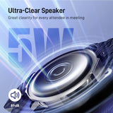 EMEET Luna Plus Conference Speaker and Microphone w/ 8 Mics, 360° Voice Pickup
