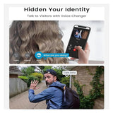 FMDARJXWHCP 2K Doorbell Camera Wireless -Video Doorbell with Chime Ringer