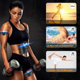 ABS Stimulator, Ab Trainer, EMS Muscle Stimulator LCD Screen Muscle Stimulator USB Rechargeable Portable Muscle Trainer Abdominal / arm / Leg Fitness Workouts Gear XENGUAN