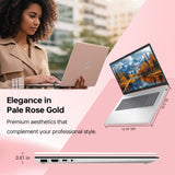 HP 17.3" Touchscreen Laptop, Intel Core i7-1355U, Pale Rose Gold, 64GB RAM