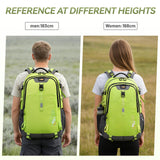 Super Eager 50L Lightweight Hiking Backpack for Men Women, Waterproof Camping Backpack with Trekking Pole Attachments, Large Capacity Outdoor Backpack for Trekking, Backpacking, Travel and Camping
