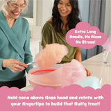 Cotton Candy Express CC1000-S Cotton Candy Machine, with 3 - 11oz. Jars of Cherry, Grape, Blue Raspberry, Orange, Pink Vanilla Floss Sugar & 50 Paper Cones Easy to Use and Clean