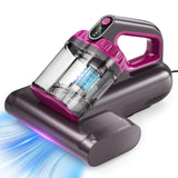 Vacuum Cleaner 15Kpa Bed Vacuum Cleaner 273nm UV-C Light & Ultrasonic Heating Tech 400W Handheld Vacuum Wide Suction Port BYHUME