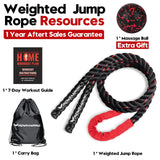 Jump Rope, 3LB Weighted Jump Rope for Fitness, 9.8ft Heavy Jumping Ropes for Exercise, Adult Workout Rope for Men & Women Improve Strength, Skipping Rope for Gym Training, Home Workout RENRANRING