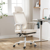 Mesh Ergonomic Office Chair with Footrest Home Office Desk Chair with Headrest and Backrest