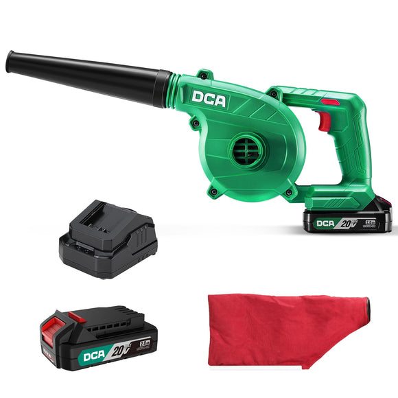 DCA 20V Brushless Blower Cordless Mini Hand Electric Vacuum,Lightweight Sweeper Vacuum