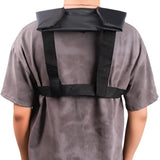 Inflatable Life-Jacket for Adults| Life-Vest Inflation-PFD with Whistle| Automatic & Manual Lightweight Supports up to 300 lbs for Kayaking Fishing Boating (PureBlack-Color)