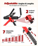 Yoleo Multi-Functional Ab Machine, Foldable Ab Workout Equipment, Ab Trainer Machine for Stomach Workout, Ab Crunch & Rowing Machine