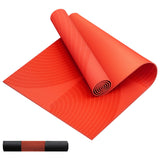 Extra Large Yoga Mat (84''×30'') - 1/3'' Thick Double-Sided PVC Non-Slip Exercise Mat with High Rebound Cushioning -Orange