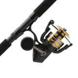 Penn 6'6" Battle IV Spinning Fishing Rod and Reel Combo Kit, 6000 Reel, CNC Gear Technology, Full Metal Body and Sideplate, HT-100 Drag System
