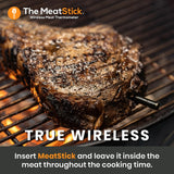 Bridge Set | 2-Probe Package | Smart Wireless Meat Thermometer | Unlimited Range Digital Food Probe with Bluetooth | for Smoking, Grilling, BBQ. Etc The MeatStick