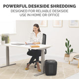 LX41-DB 8-Sheet Micro-Cut Paper Shredder for Home Office Fellowes