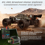 HAIBOXING 1:18 RC Car 18872 New Model RC Truck 4X4 Off-Road, 2.4GHz Remote Control Truck 36km/h Speed Splash Waterproof Electronics, Dual Li-Po Batteries Pre-installed and Spare in Box 35 Mins Runtime