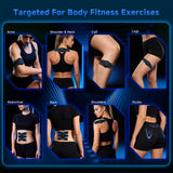 Tactical x abs Stimulator Abdominal for Arms, Abdomen, Thighs and Buttocks Toner,TENS Unit Electronic Muscle Stimulator for Muscle Growth, Vital Flex Core Ab Stimulator Military Grade,