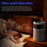 Kupuu Humidifier, 6L Large Capacity Ultrasonic Cool Mist, Touch Control, Auto Shut-Off, 1-12 Hour Timer, Ultra-Quiet for Bedroom (black)