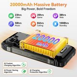 Blackview XPLORE 1 Pro AI 5G Rugged Phone Android 15(FLIR Thermal Imaging), 20000mAh 55W 36GB +256GB Rugged Smartphone Unlocked, 6.78" 2.4K 120Hz 64MP+50MP IP69K Waterproof Dual SIM NFC/OTG/WiFi