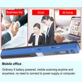 Portable Scanner A4 Document Photo Scanner, Handheld Scanner for Business Eujgoov