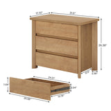 Tribesigns Bedroom Nightstands Set of 2, Night Stand, Rustic Brown (2PCS)