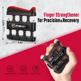FitBeast Grip Strength Trainer, Hand Gripper Strengthener Kit - 6 Pack with Adjustable Resistance Forearm Strengthener, Forearm Exerciser and Massage Balls for Hand Therapy, Grip Training and Recovery FitBeast