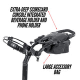 Bag Boy Quad Pro Push Cart, Black/Slate Bag Boy