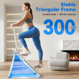 HXD-ERGO Stair Stepper for Home, 6 Adjustable Resistance Vertical Climber Cardio Exercise Machine, Folding Stair Climber for Full Body Workout with Adjustable Handlebar
