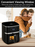 Kitchen Elite Air Fryer Oven 5.28 Qt, 7-in-1 Digital Display Compact Cooke Kitchen Elite