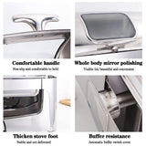 OGMOYT Food Warmers for Parties Buffets Electric, Stainless Steel Chafing Dish Buffet Set with Visible Lid, 13L Commercial Buffet Servers and Warmers for Keeping Food Warm ()
