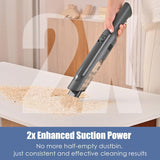 PROMOMO Handheld Vacuum Cordless, Super Lightweight 1.4lb with Powerful Suction, Charging Dock, Single Touch Empty and Detachable Dust Cup, Portable Mini Car Vac for Home Pet Car