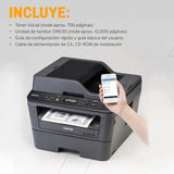 Brother DCPL2540DW Wireless Compact Monochrome Laser Printer, Amazon Dash Replenishment Ready