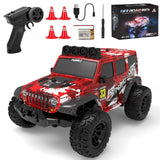 Highmall 1:32 High Speed 20 KM/H Monster Remote rc Car with LED Light Rechargeable Battery, Remote Drifting rc Car Rotate 360° - Boys Toys Suitable for Birthday Mother's Day