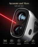 REDTIGER Range Finder Golf, 1200 Yards Golf Rangefinder with Slope, Light-Adaptive Display, 7X Magnification