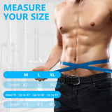 MORECOO Waist Trainer for Women/Men, Waist Sweat Band, Stomach Wrap, Belly Band Sweat Belt, Body Shaper Belt Black