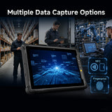 ONERugged M10N Rugged Tablet, 10.1" Windows 11 Pro Industrial Tablet, 1000 Nits Sunlight Readable Display, Intel N150, 8GB+128GB, 4G LTE, Wi-Fi 6, GPS/NFC, IP65 Heavy-Duty Outdoor PC for Field Work