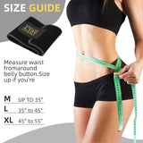 ZPP Waist Trainer for Women and Men, Neoprene Sweat Band Waist Trimmer Belt Stomach Wrap for Workout Black