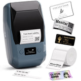 NIIMBOT M2 Label Maker with Tape 2Inch Thermal Transfer Label Printer, Blue