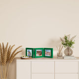 decorUhome Green Triple 8x10 Picture Frame Vertical, MDGN08