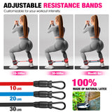 HOXWC Ankle Resistance Bands with Cuffs, Glutes Workout Equipment, Ankle Bands for Working Out, Exercise Bands for Butt Lift Women, Workout Equipment