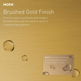 Moen Verso Brushed Gold Eight-Function 7" Wide Spray Shower Head and Detachable Handshower Combo with 72" Hose, 220C3BG