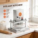 Newhai Electric Pizza Dough Press, 8.6" Stainless Steel, for Bakery & Home