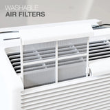 Cooper&Hunter 15,000 BTU PTAC Packaged Terminal A/C with Heat Pump (R32 Refrigerant) and 3.5 kW Electric Heater