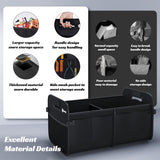 Sposuit Trunk Organizer for Car - 70L Collapsible Trunk Storage with 11 Pockets & Reinforced Handles Sposuit