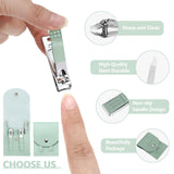 Geosar 12 Sets Manicure Set Bulk Nail Clippers Pedicure Kit Stainless Steel Professional Pedicure Grooming Kits Nail Care Tools with Travel Case for Men Women Hands Foot(Multi Colors)