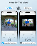XTU 2K Video Doorbell Camera Wireless with Chime, No Monthly Fee