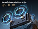[1500 ANSI/36W Dolby Audio/APPs]Smart-Projector-4K with WiFi6 and 2Way Bluetooth, AI Auto Focus Projector with Native 1080P, HDR10, TOPTRO X9 Outdoor Movie Proyector Compatible with Phone/TV Stick/PC