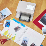Canon Selphy CP1500 Photo Printer Bundle (White) with KP-108 Paper (108 Sheets) 3 Color Ink Cartridges & Tudak Cleaning Cloth – Wireless